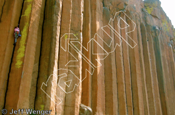 photo of Main Wall from Trout Creek Climbing