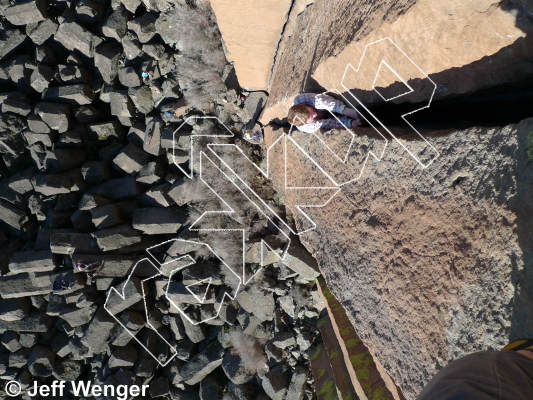 photo of Main Wall from Trout Creek Climbing