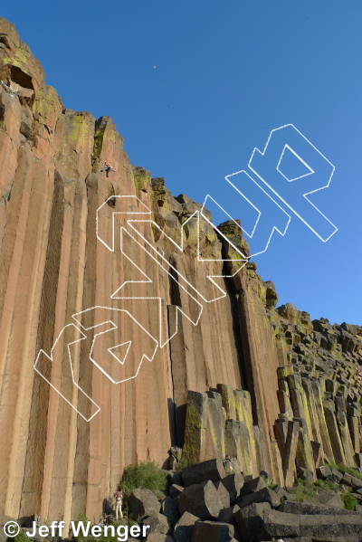 photo of Main Wall from Trout Creek Climbing